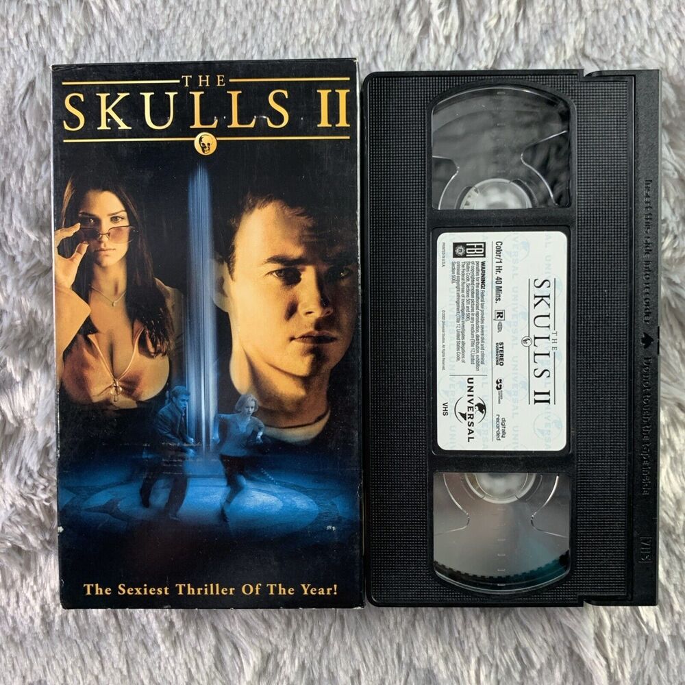 The Skulls II VHS 2002 Thriller Movie Sequel